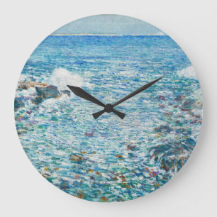 Surf, Isles of Shoals Large Clock
