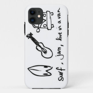 Surf, Jam, Live in a Van iPhone 11 Case