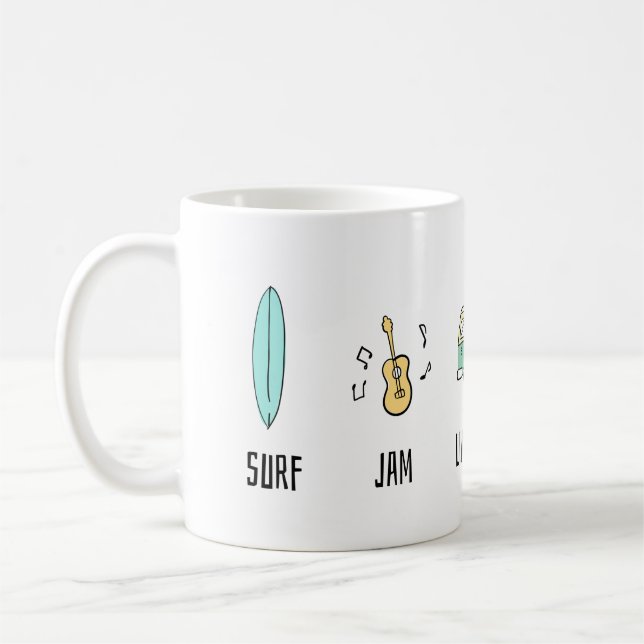 Surf Jam Live in a Van Coffee Mug (Left)