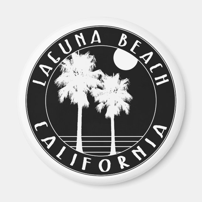 Surf Laguna Beach California Surfing Magnet (Front)