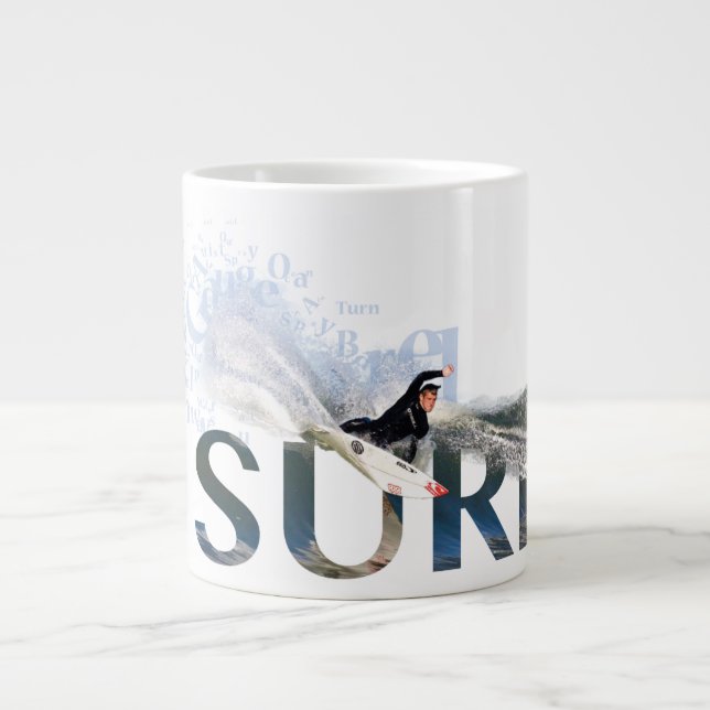 Surf Large Coffee Mug (Front)