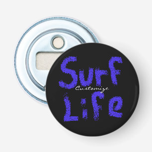 surf life spray-painted blue any colour bottle opener