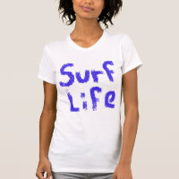Surf life spray-painted blue 