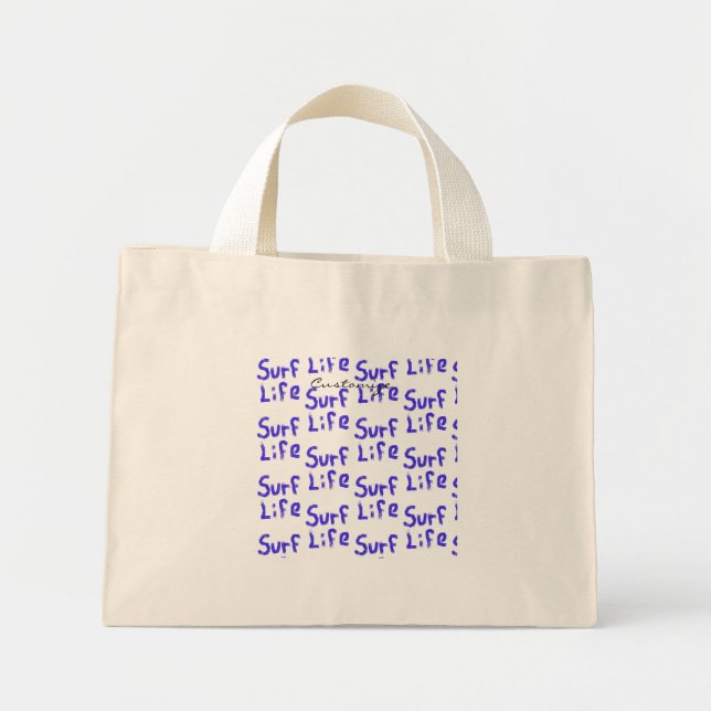 Surf life Thunder_Cove blue beach Mini Tote Bag (Front)