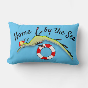 Surf Lifeguard Sea Dragon Lumbar Cushion