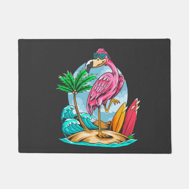 Surf Like a Mingo! Door Mat (Front)