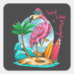 Surf Like a Mingo!  Sticker 