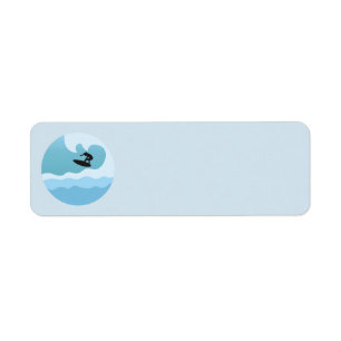 SURF LOVER RETURN ADDRESS LABEL