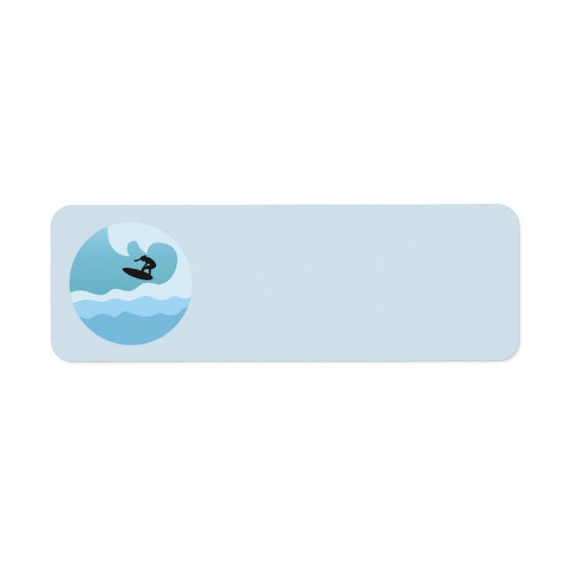 SURF LOVER RETURN ADDRESS LABEL (Front)