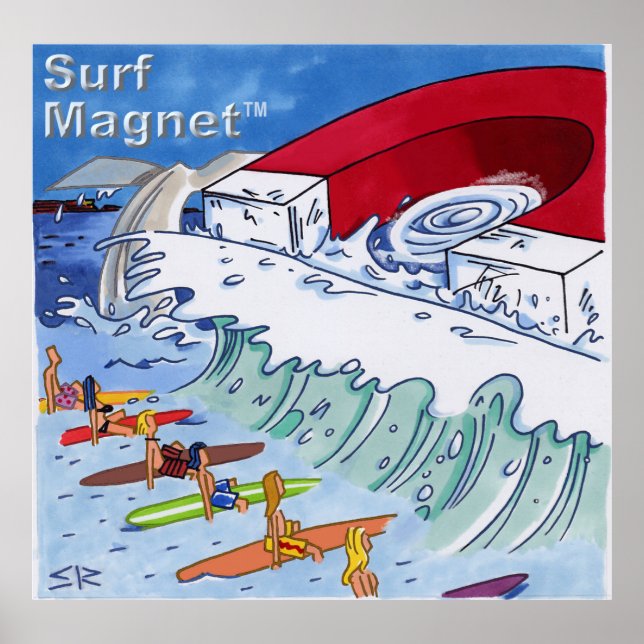 Surf Magnet matte poster (Front)