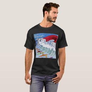 Surf Magnet men black T-shirt
