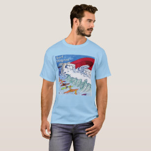 Surf Magnet men blue T-shirt