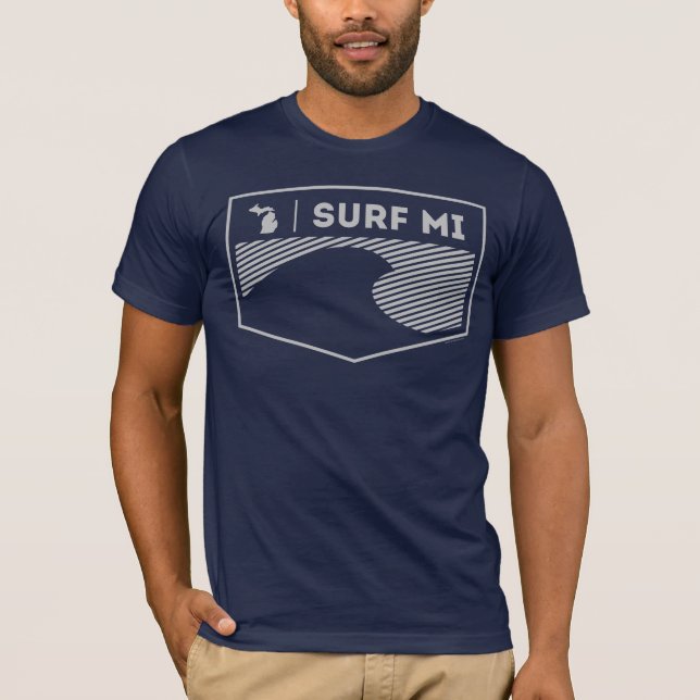 Surf MI Bella Canvas Michigan T-Shirt (Front)