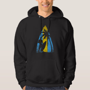 Surf Ocean Water Sport Surfer Surfboard Tropical S Hoodie