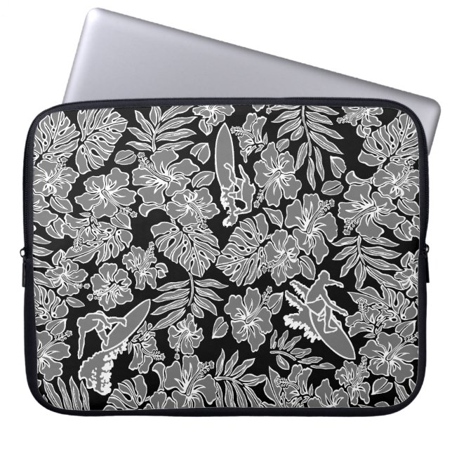 Surf Pareau Hawaiian Neoprene Wetsuit Laptop Sleeve (Front)