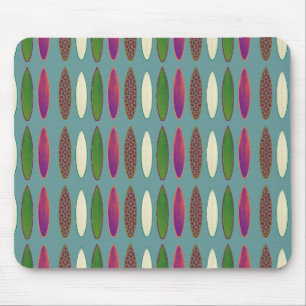 surf pattern . boards mouse pad
