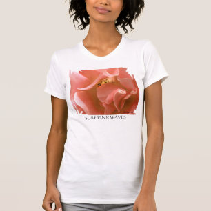 Surf Pink Waves - Rose Petals T-shirt