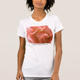 Surf Pink Waves - Rose Petals T-shirt