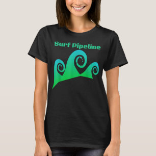 Surf Pipeline Waves Oahu North Shore Hawaii Surfin T-Shirt