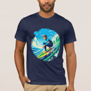 Surf Pixel art T-Shirt