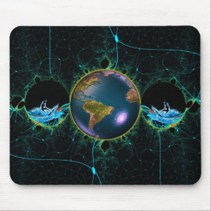 Surf Planet Mouse Pad