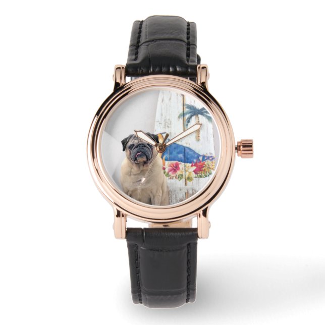 Surf Pug Watch (Front)