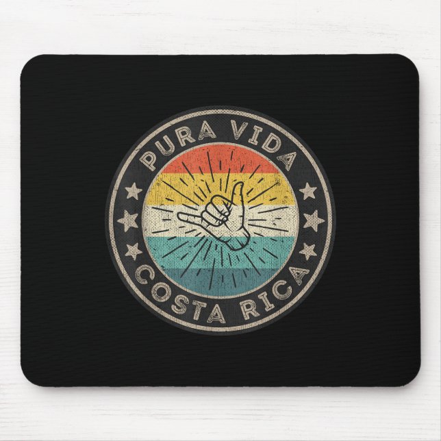 Surf Quote Clothes Surfing Accessories Costa Rica  Mouse Pad (Front)