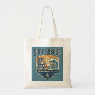 Surf Rescue Lifeguard Patrol Est 1950 Tote Bag