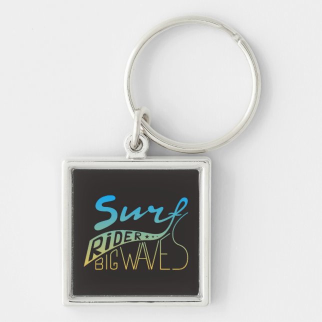 Surf Rider Big Waves Key Ring (Front)