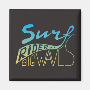Surf Rider Big Waves Magnet
