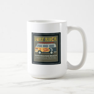 Surf Rider Huntington Beach Poster Coffee Mug