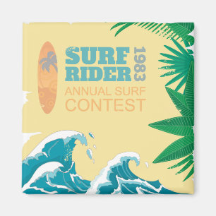 Surf Rider Surf Contest 1983 Magnet