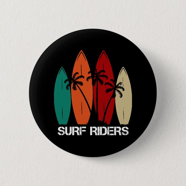 Surf Riders 6 Cm Round Badge (Front)