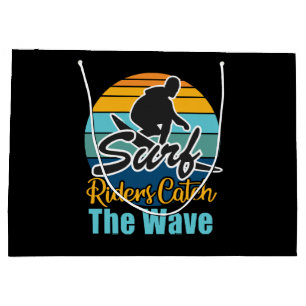 Surf Riders Catch the Waves Large Gift Bag