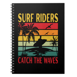 Surf Riders Catch the Waves Notebook