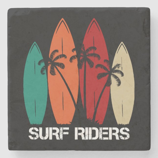 Surf Riders Stone Coaster (Front)