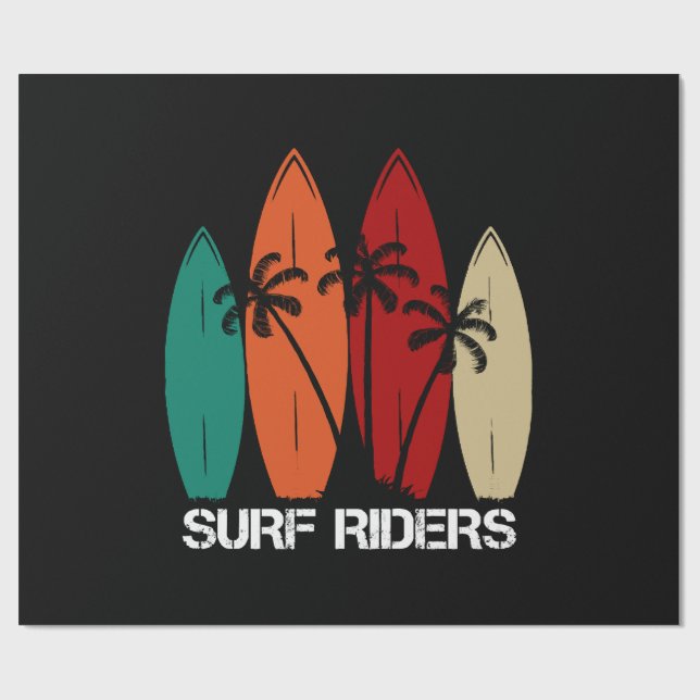 Surf Riders Wrapping Paper (Flat)