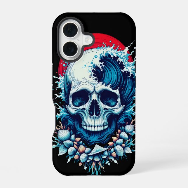Surf’s Last Ride iPhone 16 Case (Back)