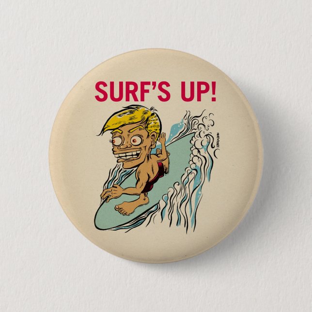 Surf’s Up! Button (Front)