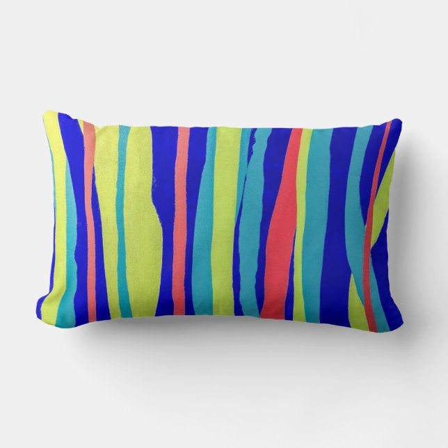 Surf’s Up Poly Lumbar Throw Pillow (Front)