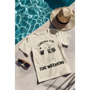 Surf’s Up Skeleton Surfboard Skater / Beachwear T-Shirt