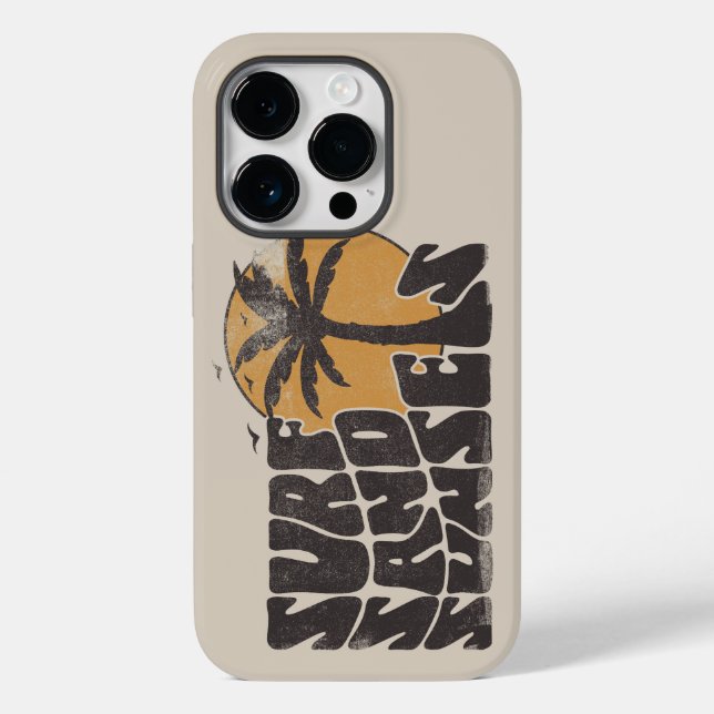 Surf Sand Sunsets Beach Life Palm Tree Case-Mate iPhone Case (Back)