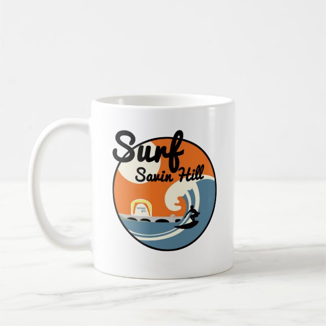 Surf Savin Hill Coffee Mug (Left)
