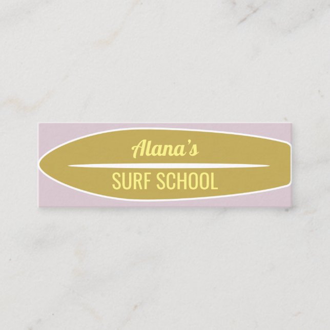 Surf School Business Card (Front)