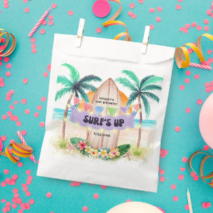 Surf & Sea   Surf's Up Beach Birthday Party Favour Bag