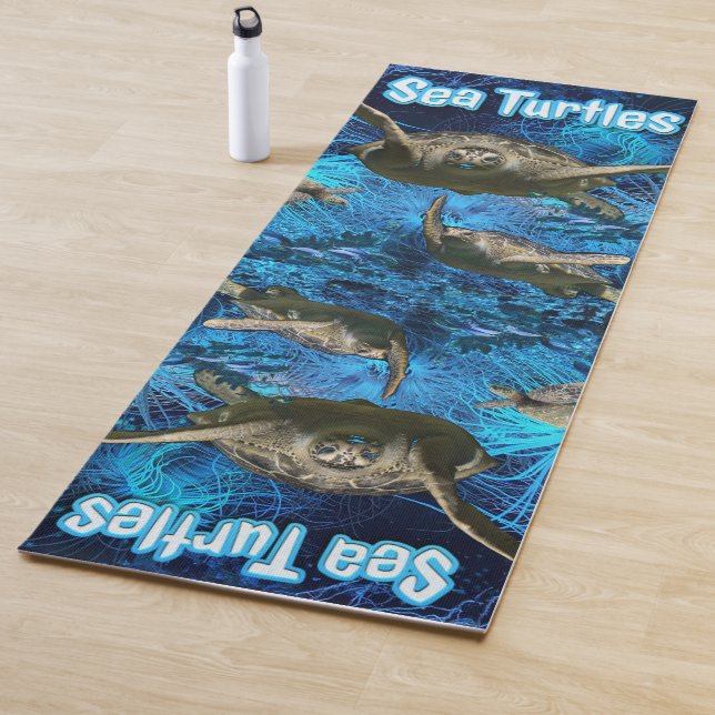  Surf Shop Sea Turtles Yoga Mat (In Situ)