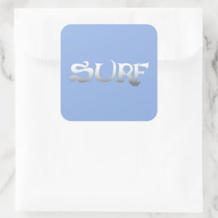 Surf square large stickers