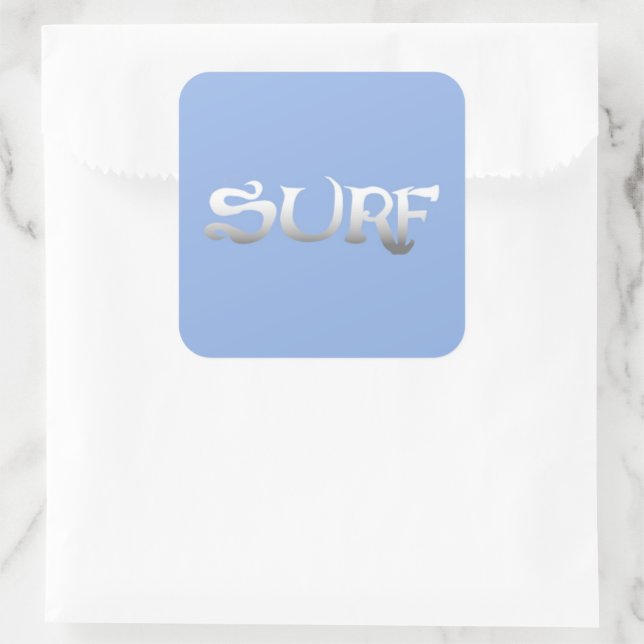 Surf square large stickers (Bag)