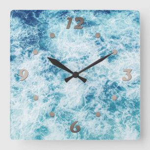 Surf Square Wall Clock