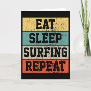 Surf Surfing Retro Vintage Gift Card